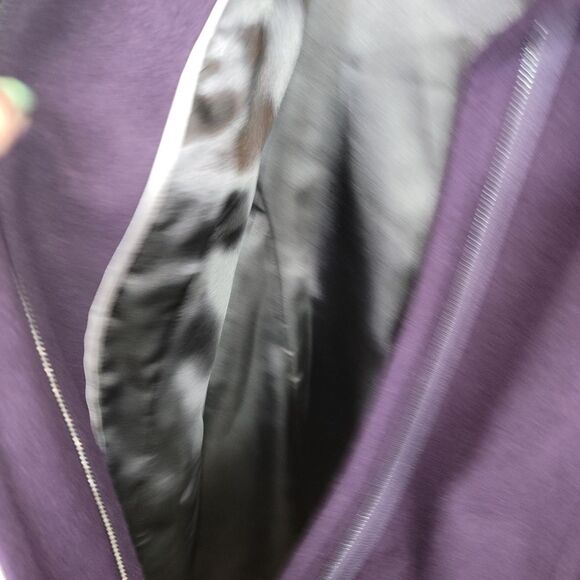 Calvin Klein purple wool blend jacket coat Small - Picture 5 of 6